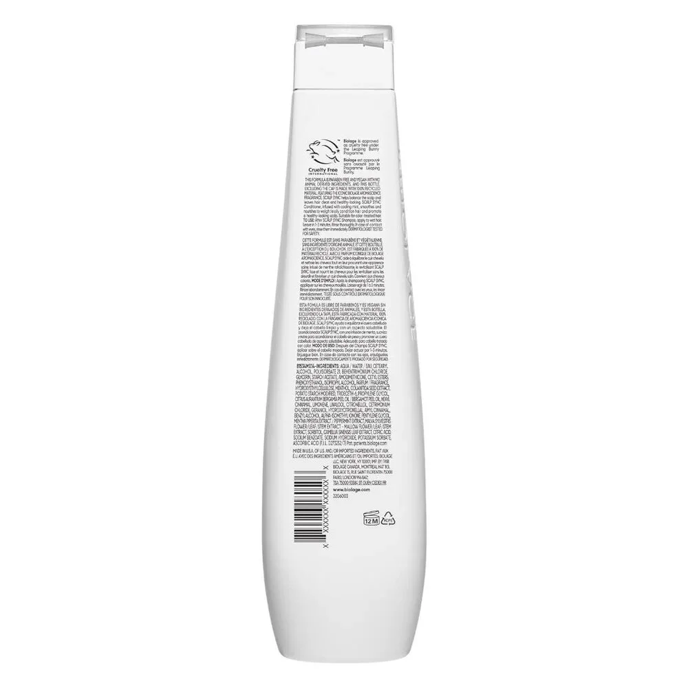 Biolage Scalp Sync Conditioner 13.5 Fl. Oz Soothes Nourishes Healthy Looking